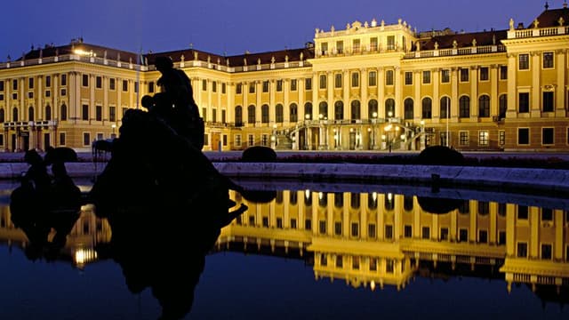 Guided tour of Vienna by night