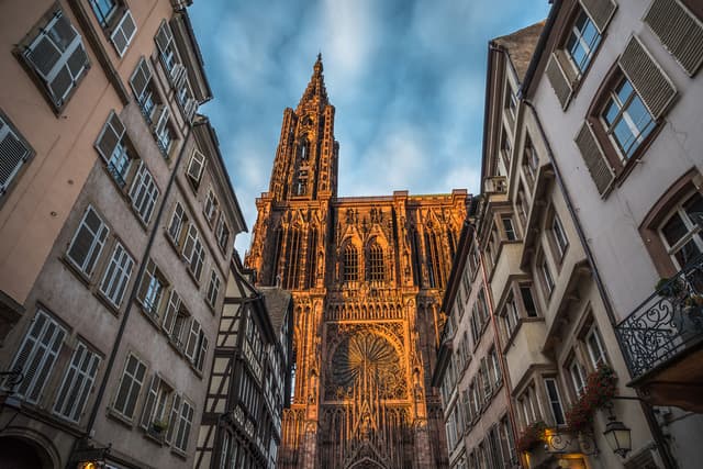 Strasbourg: the Historical Museum and the Cathedral