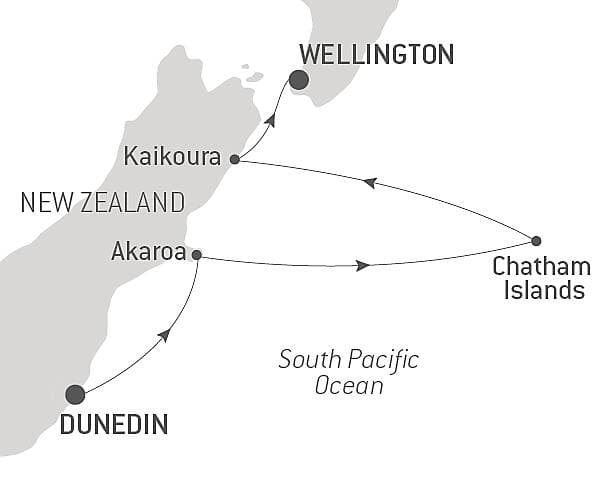 New Zealand&apos;s South Island &amp; Chatham Islands