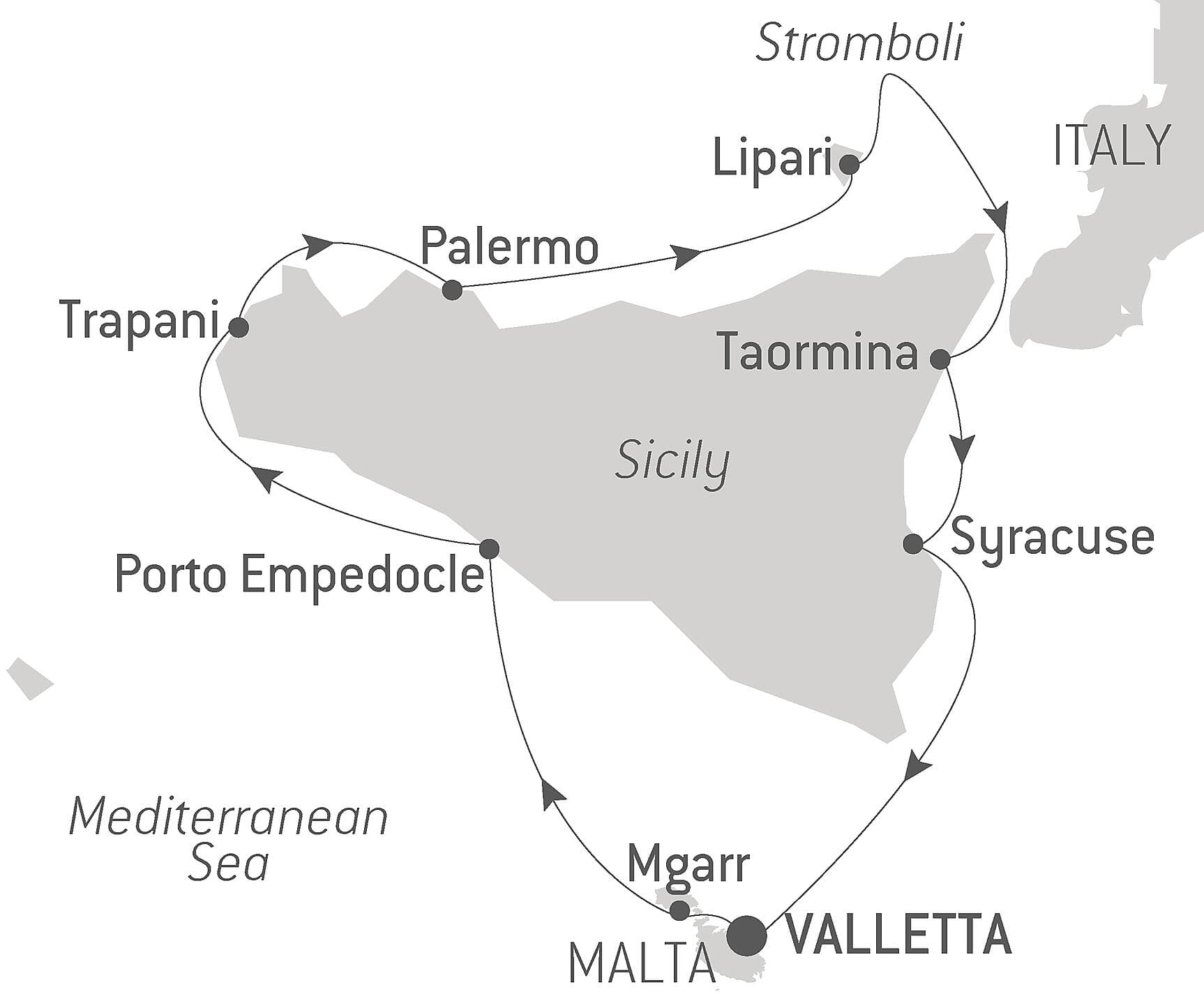 A Circumnavigation of Sicily - with Smithsonian Journeys