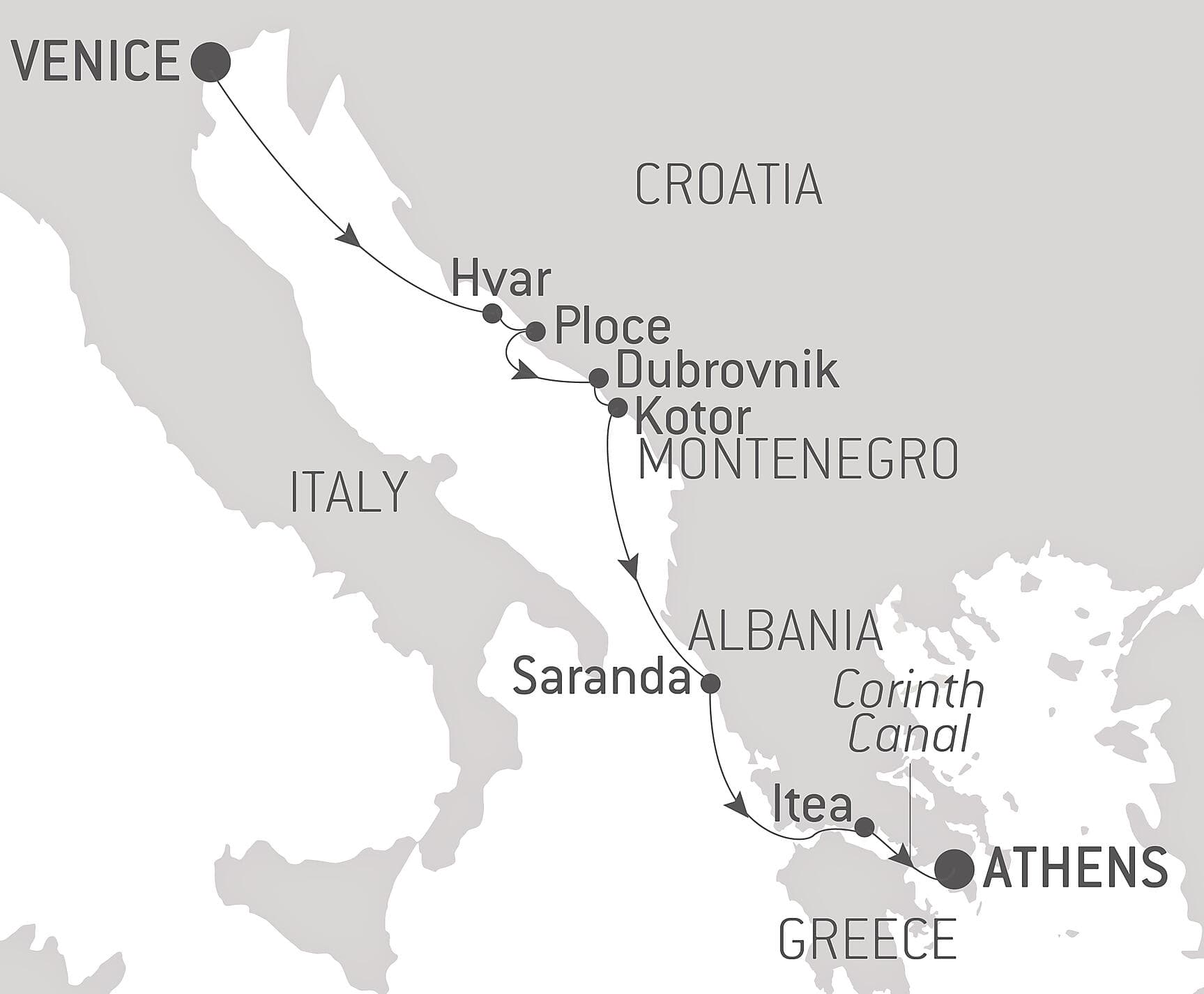 Cruising the Dalmatian Coast and the Ionian Sea: Venice to Athens - with Smithsonian Journeys