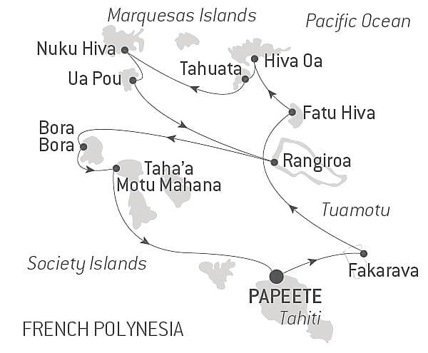 Marquesas in depth, Tuamotus &amp; Society Islands