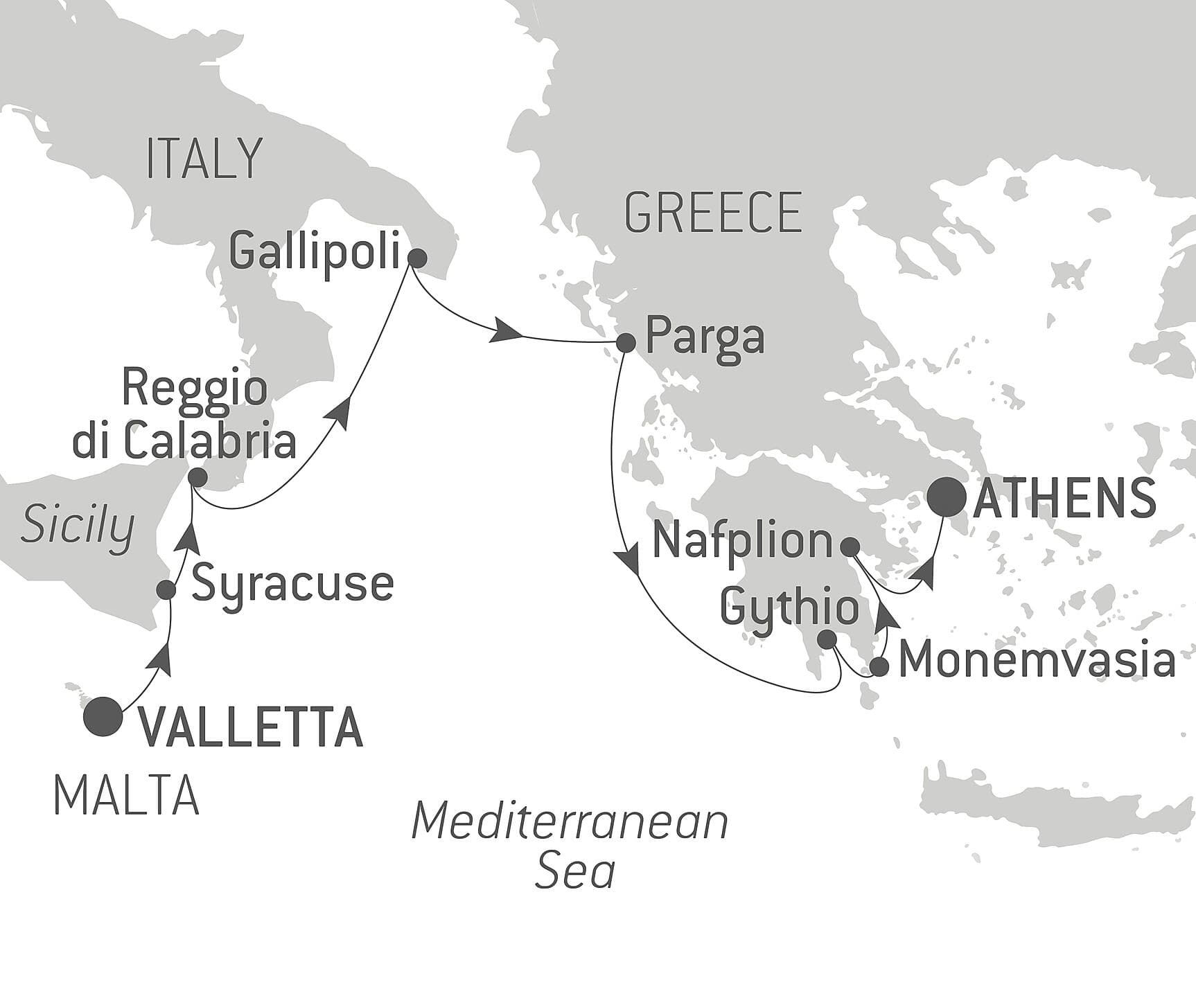 Historical cities of the Mediterranean