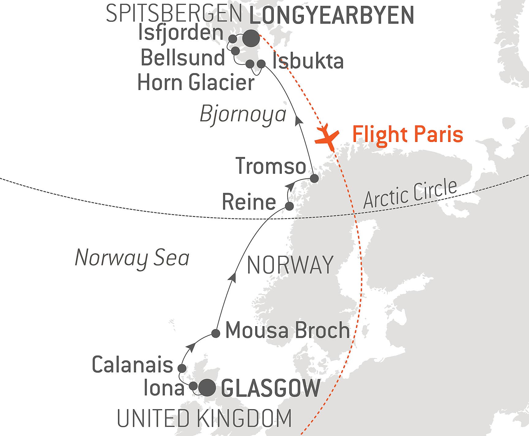 From Scotland to Spitsbergen