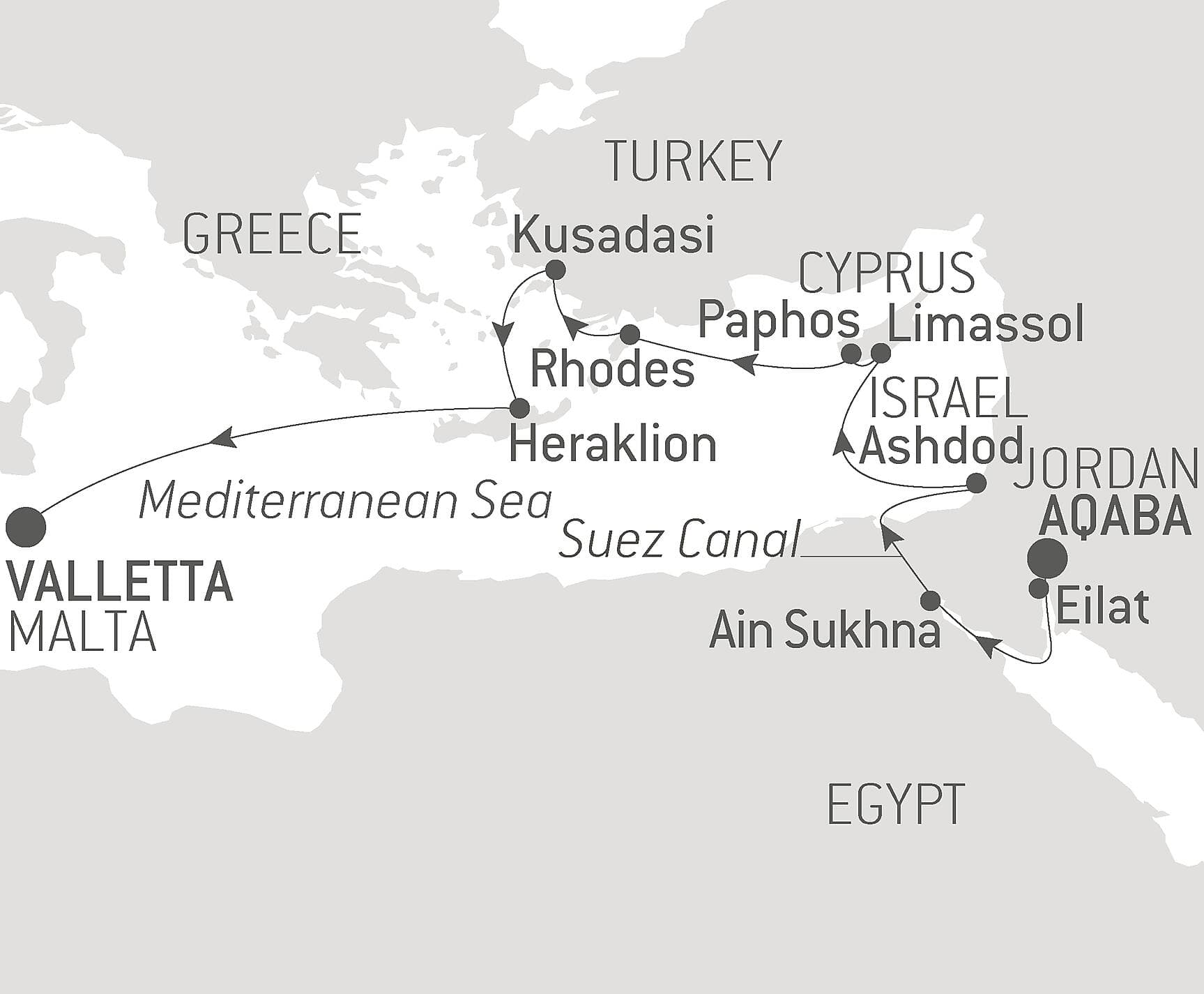 Ancient Civilizations by Sea: Israel, Egypt, Cyprus, Greece, &amp; Turkey - with Smithsonian Journeys