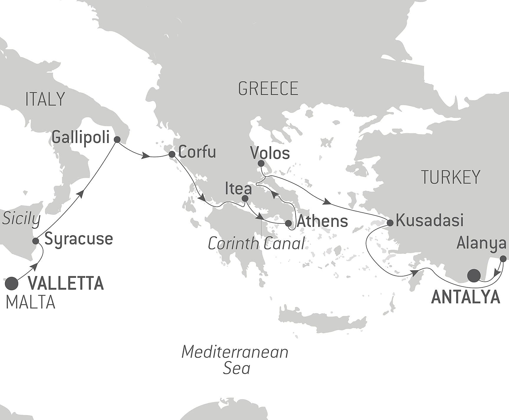 The Mediterranean: in the Footsteps of Great Civilizations