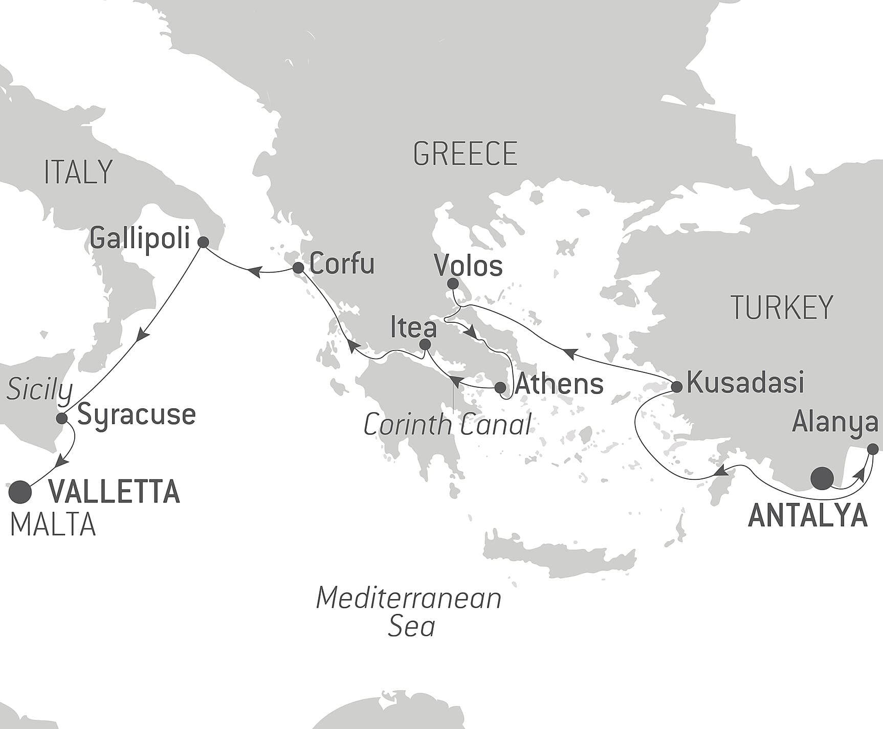 The Mediterranean: in the Footsteps of Great Civilizations