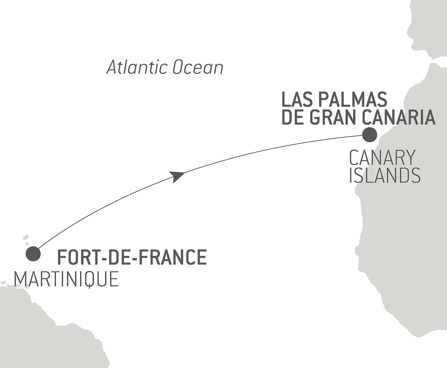 Ocean Voyage: Fort-de-France - Las Palmas