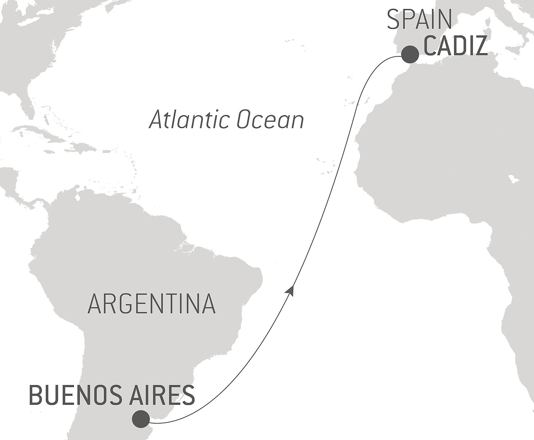 Ocean Voyage: Buenos Aires-Cadiz