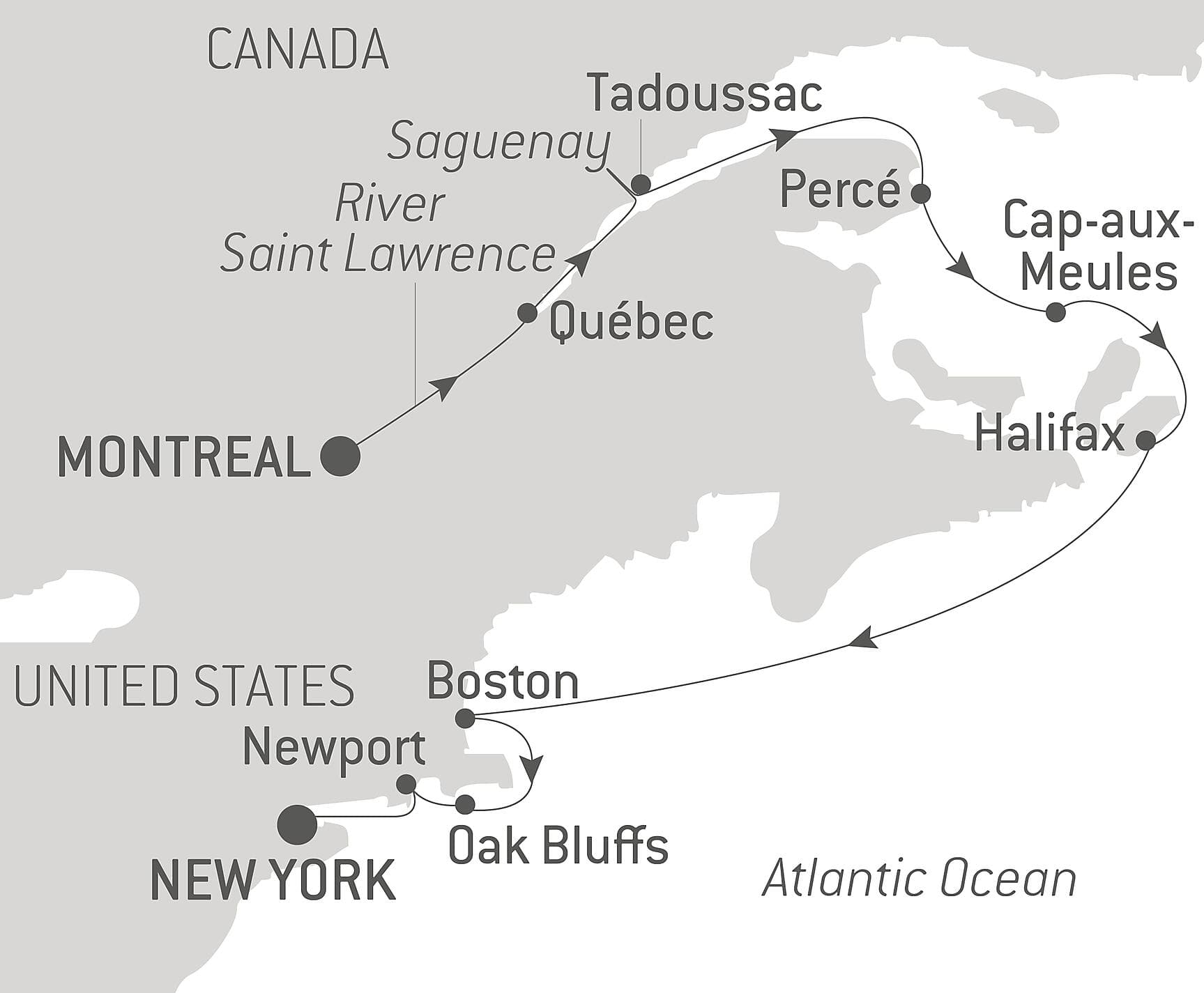 From Qu&amp;eacute;bec to the Big Apple: nature &amp; remarkable cities