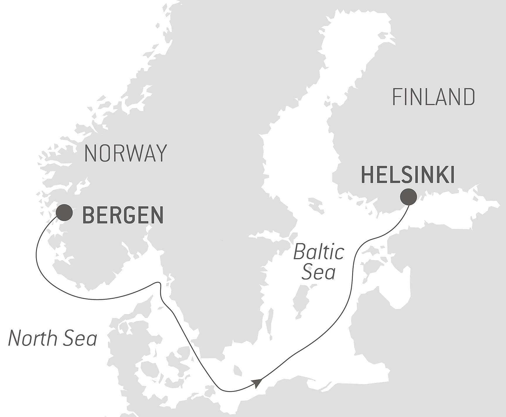 Ocean Voyage: Bergen-Helsinki
