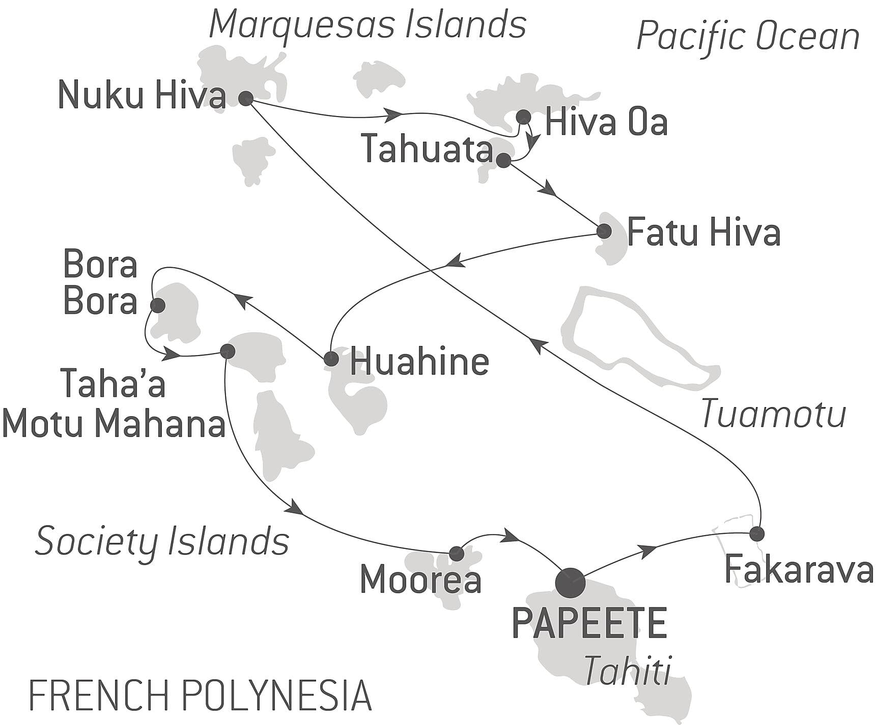 Marquesas, The Tuamotus &amp; Society Islands