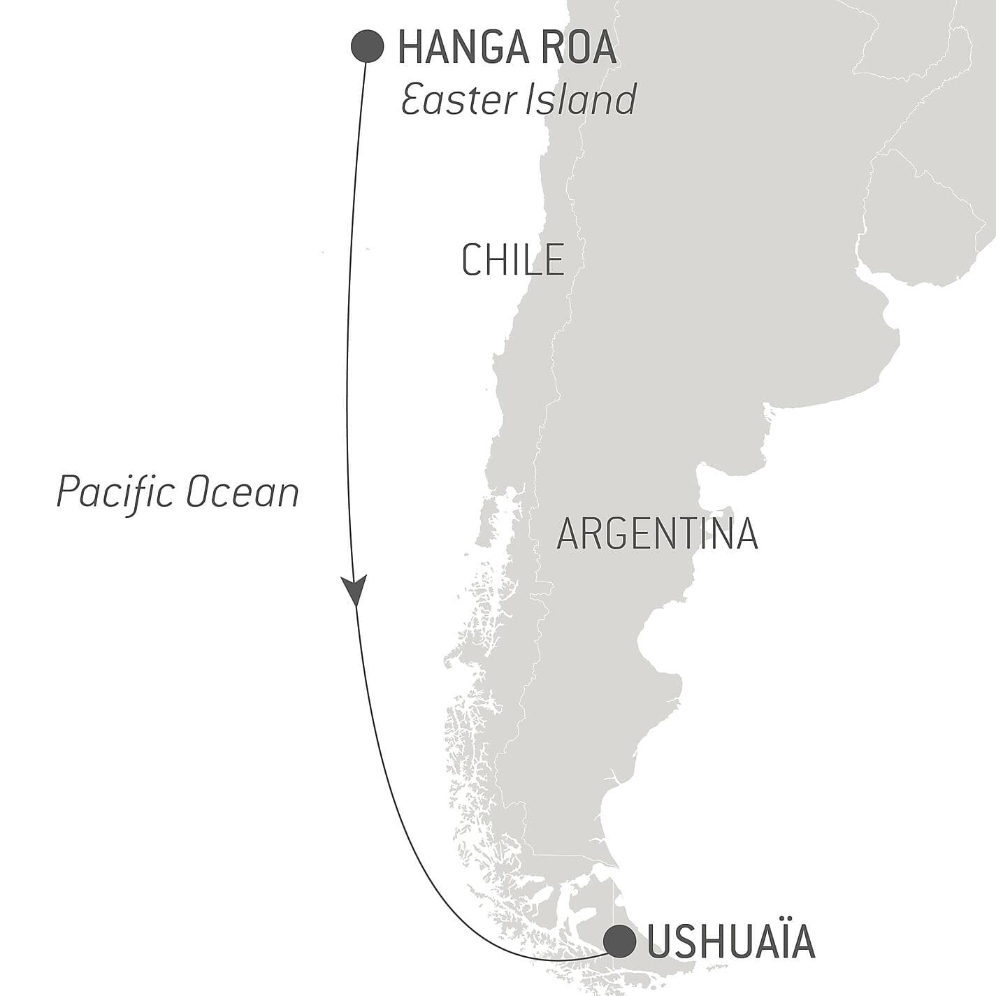 Ocean Voyage: Hanga Roa - Ushuaia