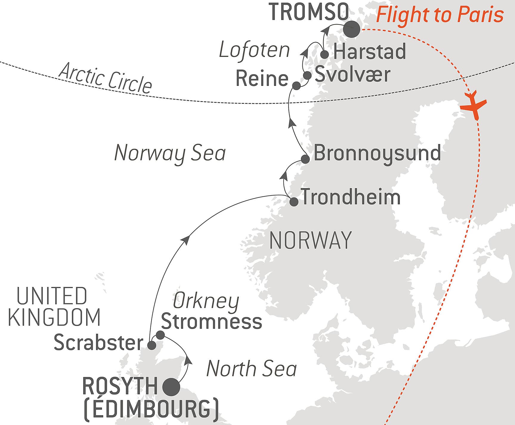 From the Scottish archipelago to the Arctic Circle